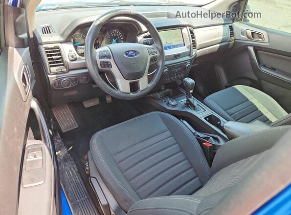 1FTER1FH0NLD45940 2022 FORD RANGER Blue Вид панелі приладів