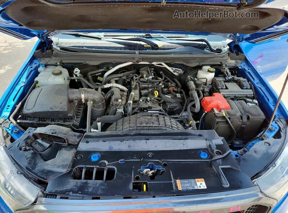 1FTER1FH0NLD45940 2022 FORD RANGER Blue Вид задньої частини салону