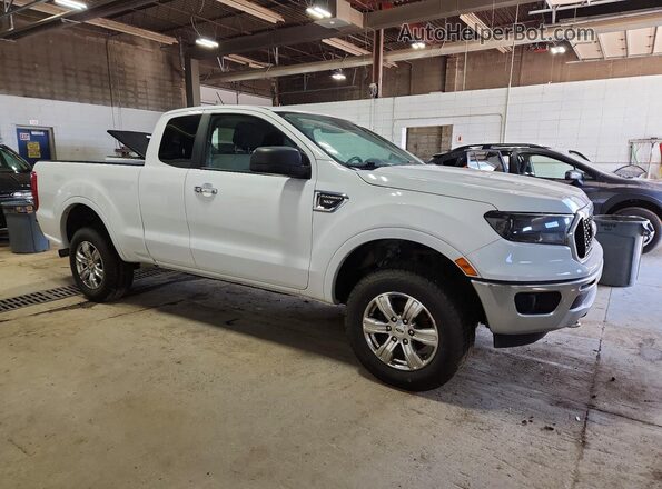1FTER1FH1MLD10242 2021 FORD RANGER White Delantero derecho