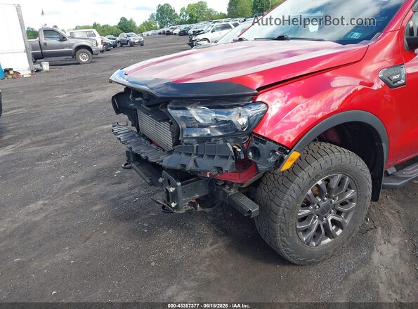 1FTER1FH1MLD54435 2021 FORD RANGER Red Դիմացի տեսք