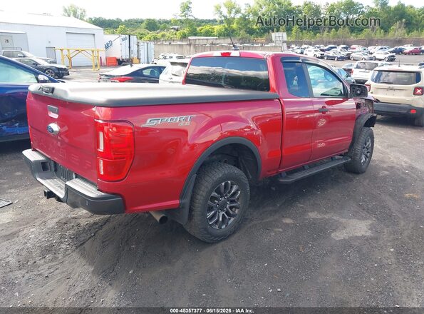 1FTER1FH1MLD54435 2021 FORD RANGER Red Հետևի աջ