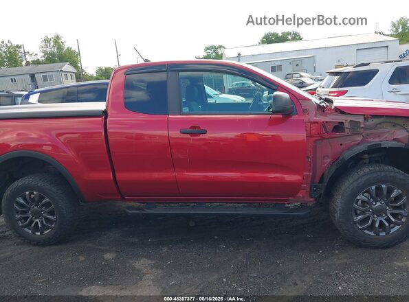 1FTER1FH1MLD54435 2021 FORD RANGER Red Սալոնի հետևի տեսք