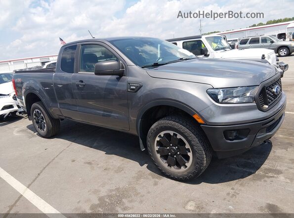 1FTER1FH3MLD72709 2021 FORD RANGER Gray Rear interior view