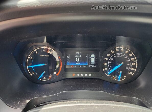 1FTER1FH5NLD39552 2022 FORD RANGER White Вид щитка приладів