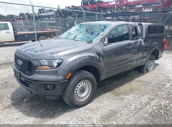 1FTER1FH6LLA55425 2020 FORD RANGER Gray Vista tres cuartos delantera izquierda
