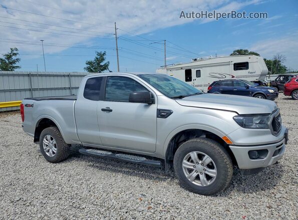 1FTER1FH7KLA49552 2019 FORD RANGER Silver Delantero derecho