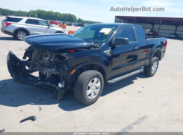 1FTER1FH7MLD57632 2021 FORD RANGER Черный Передняя левая четверть