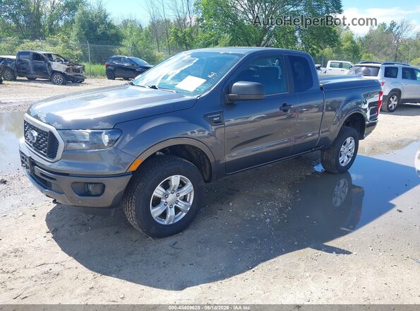 1FTER1FH8KLA23039 2019 FORD RANGER Gray Передня ліва чверть