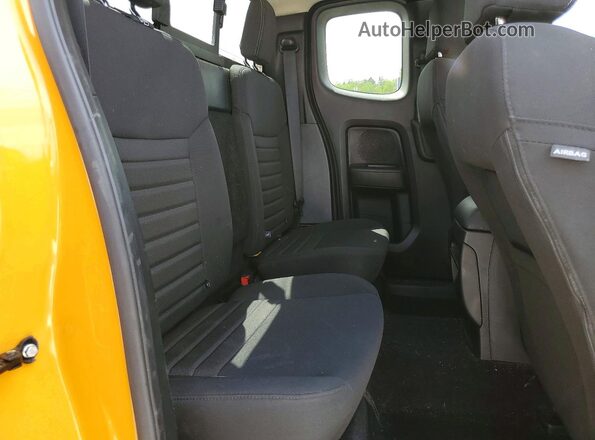 1FTER1FHXMLD70715 2021 FORD RANGER Yellow Rear seats view