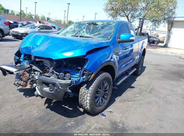 1FTER1FHXNLD25307 2022 FORD RANGER Blue Przód lewy
