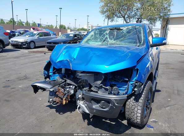 1FTER1FHXNLD25307 2022 FORD RANGER Blue Widok z przodu