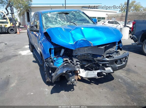 1FTER1FHXNLD25307 2022 FORD RANGER Blue Widok zestawu wskaźników