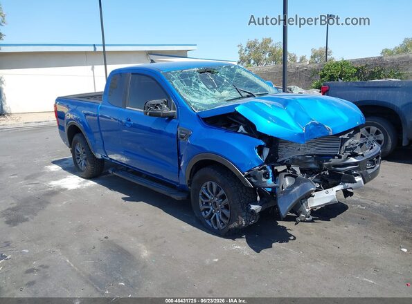 1FTER1FHXNLD25307 2022 FORD RANGER Blue Widok wnętrza 360 stopni