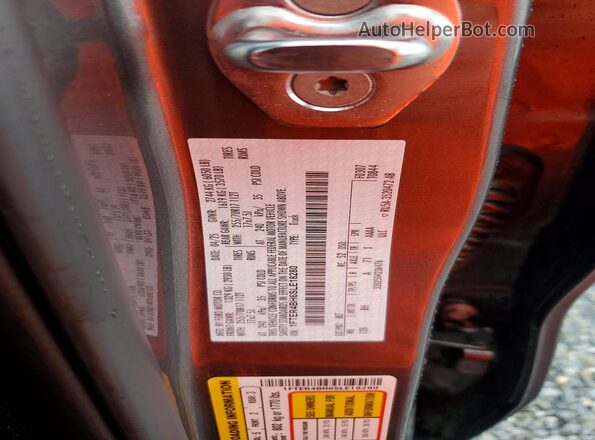 1FTER4BH6SLE18280 2025 FORD RANGER Gray VIN sticker view