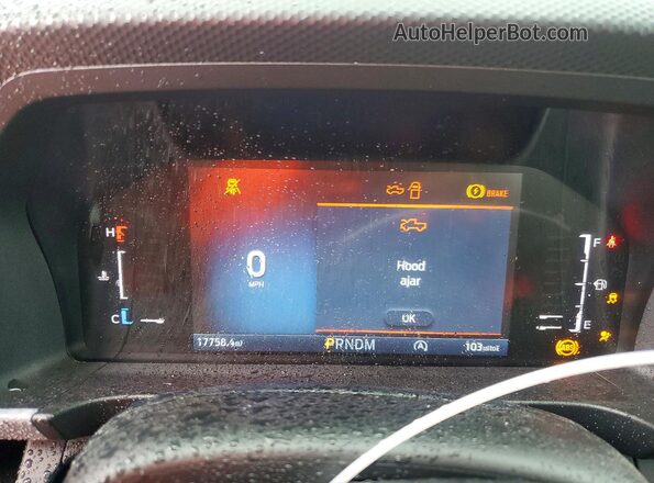 1FTER4BH6SLE18280 2025 FORD RANGER Gray Instrument cluster view