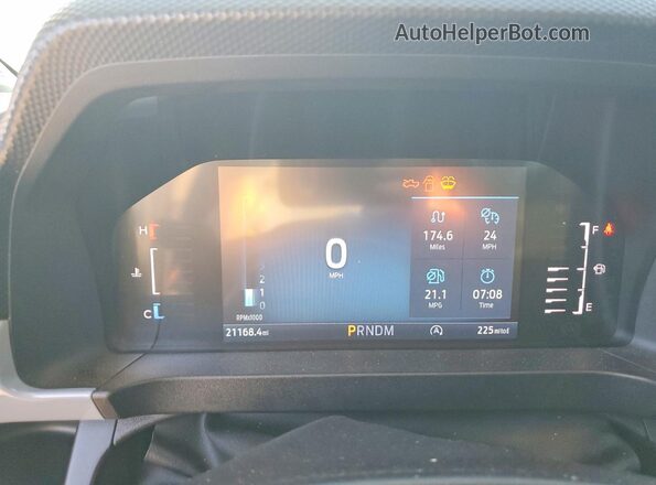 1FTER4BH8RLE57978 2024 FORD RANGER Gray Instrument cluster view
