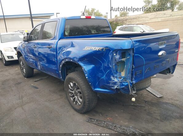 1FTER4EH2LLA59037 2020 FORD RANGER Blue Հետևի ձախ