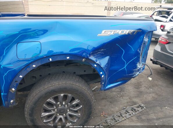 1FTER4EH2LLA59037 2020 FORD RANGER Blue Սարքավորումների վահանակի տեսք