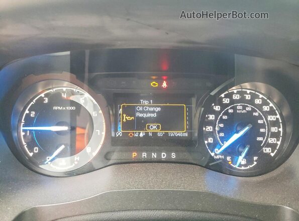 1FTER4EH2LLA79658 2020 FORD RANGER White ხელსაწყოთა პანელის ხედი