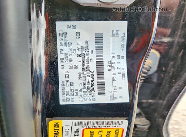 1FTER4EH2PLE08638 2023 FORD RANGER Black Вид підкапотного простору