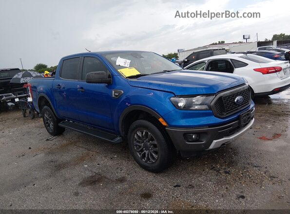 1FTER4EH3KLA75178 2019 FORD RANGER Blue Widok wnętrza z tyłu