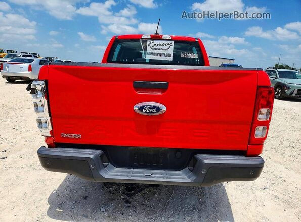 1FTER4EH3NLD29282 2022 FORD RANGER Red Հետևի տեսք