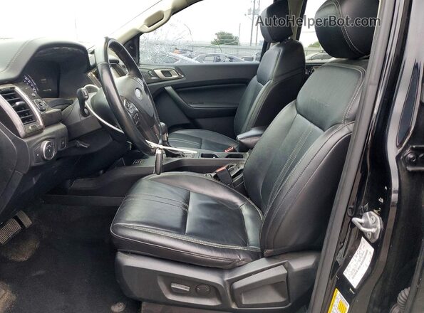 1FTER4EH4KLA93172 2019 FORD RANGER Черный Вид салона спереди