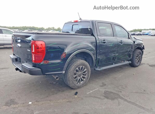 1FTER4EH4KLA93172 2019 FORD RANGER Черный Задняя правая четверть