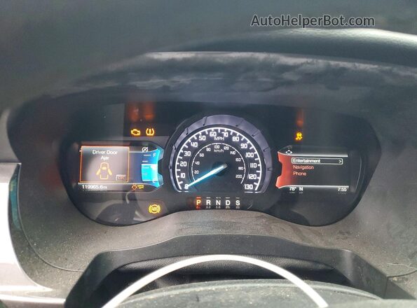 1FTER4EH4KLA93172 2019 FORD RANGER Черный Вид щитка приборов