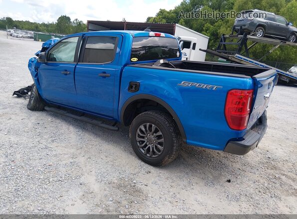 1FTER4EH4MLE02691 2021 FORD RANGER Blue უკანა მარცხენა