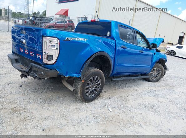 1FTER4EH4MLE02691 2021 FORD RANGER Blue უკანა მარჯვენა