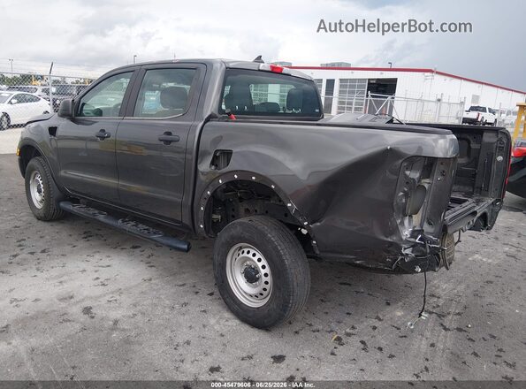1FTER4EH6KLB01322 2019 FORD RANGER Gray უკანა მარცხენა