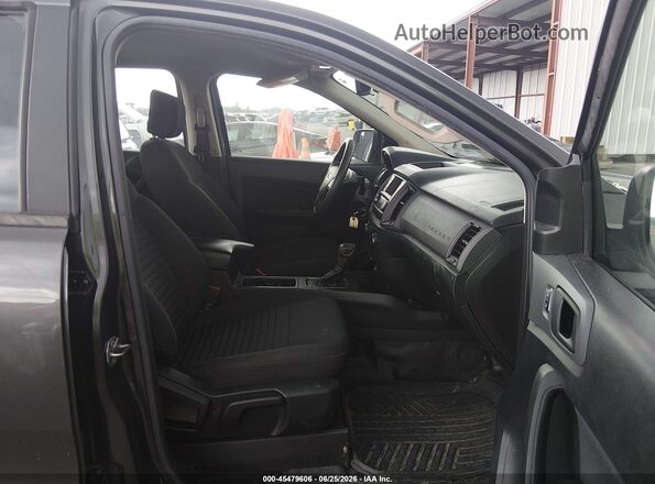 1FTER4EH6KLB01322 2019 FORD RANGER Gray წინა სალონის ხედი