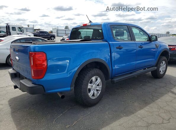 1FTER4EH6MLD10594 2021 FORD RANGER Blue Trasero derecho