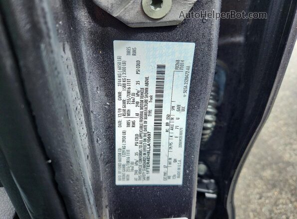 1FTER4EH8LLA10697 2020 FORD RANGER Gray Շարժիչի բաժամունքի տեսք