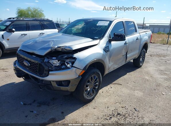 1FTER4EH8LLA59186 2020 FORD RANGER Silver Vista tres cuartos delantera izquierda