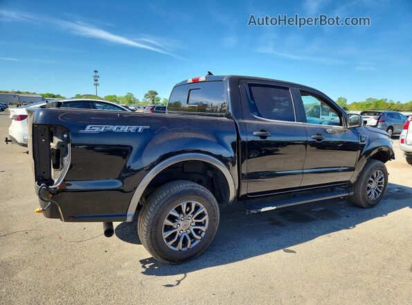 1FTER4EH9LLA77342 2020 FORD RANGER Black Tył prawy