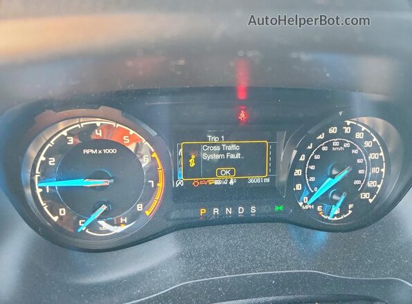 1FTER4EH9LLA77342 2020 FORD RANGER Black Widok zestawu wskaźników