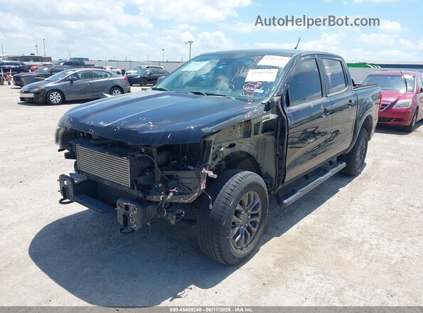 1FTER4EH9LLA88177 2020 FORD RANGER Black წინა მარცხენა ხედი სამი მეოთხედიდან