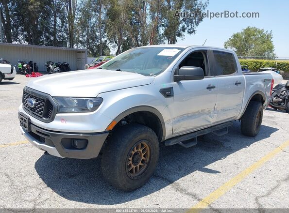 1FTER4EHXKLA15740 2019 FORD RANGER Серебряный Передняя левая четверть