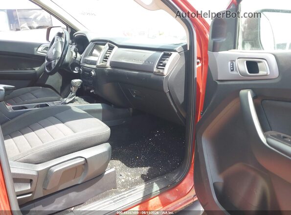 1FTER4EHXKLB01792 2019 FORD RANGER Red Вид салону спереду