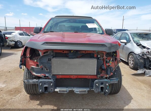 1FTER4EHXKLB01792 2019 FORD RANGER Red Вид задньої частини салону