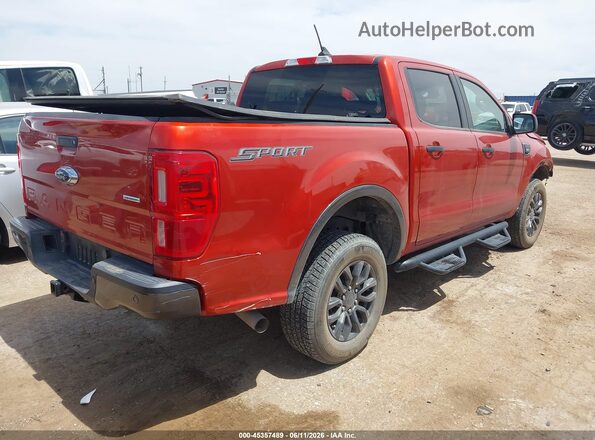 1FTER4EHXKLB01792 2019 FORD RANGER Red Задня права чверть