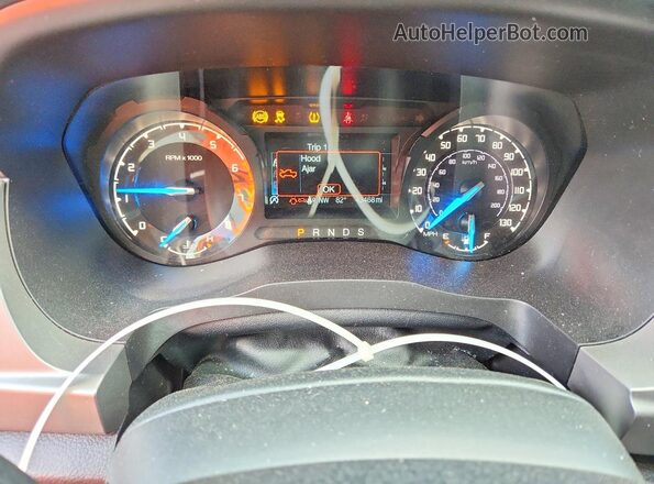 1FTER4EHXKLB12341 2019 FORD RANGER White ხელსაწყოთა პანელის ხედი