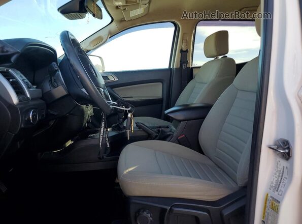 1FTER4EHXMLD07312 2021 FORD RANGER White Вид салону спереду
