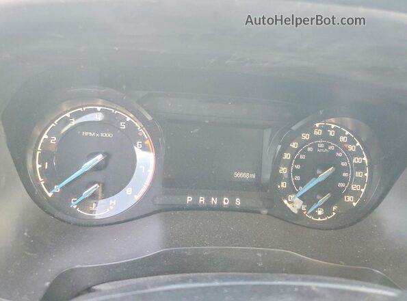 1FTER4EHXMLD07312 2021 FORD RANGER White Вид щитка приладів