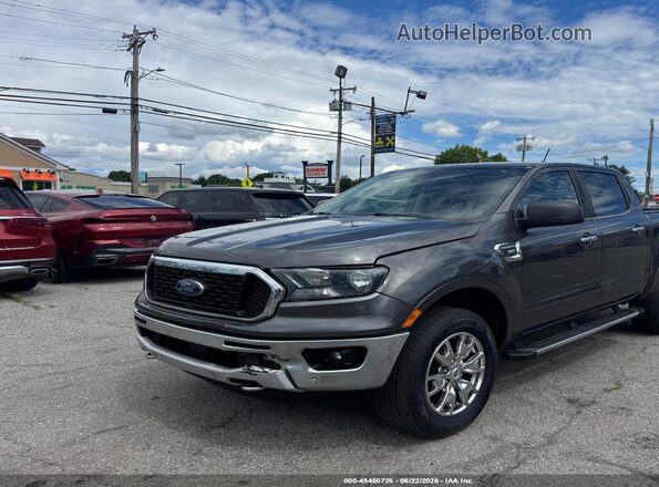 1FTER4FH0KLA36031 2019 FORD RANGER Gray წინა მარცხენა ხედი სამი მეოთხედიდან
