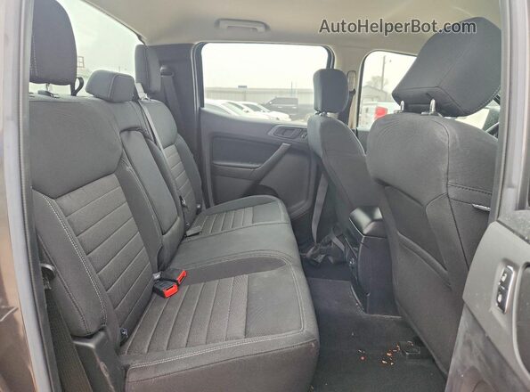 1FTER4FH0KLA49233 2019 FORD RANGER Gray უკანა სავარძლების ხედი