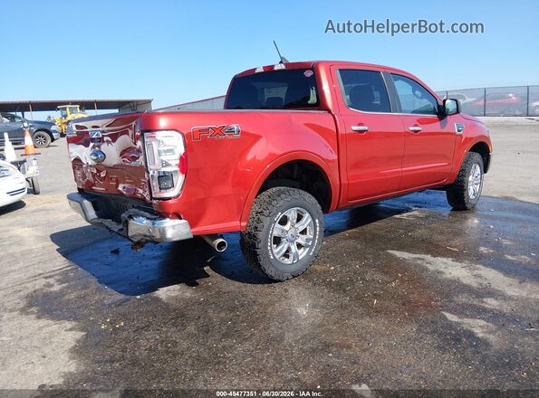 1FTER4FH0KLA53296 2019 FORD RANGER Red Rear right