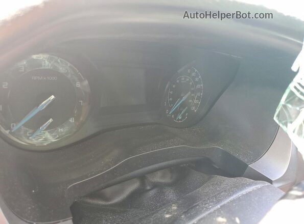 1FTER4FH0LLA74702 2020 FORD RANGER Silver Вид щитка приладів